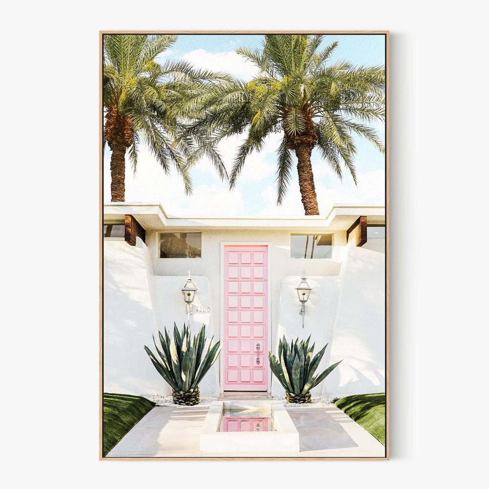 Palm Springs House-by-Gal Pittel-wall-art-print-canvas-poster-framed-Gioia