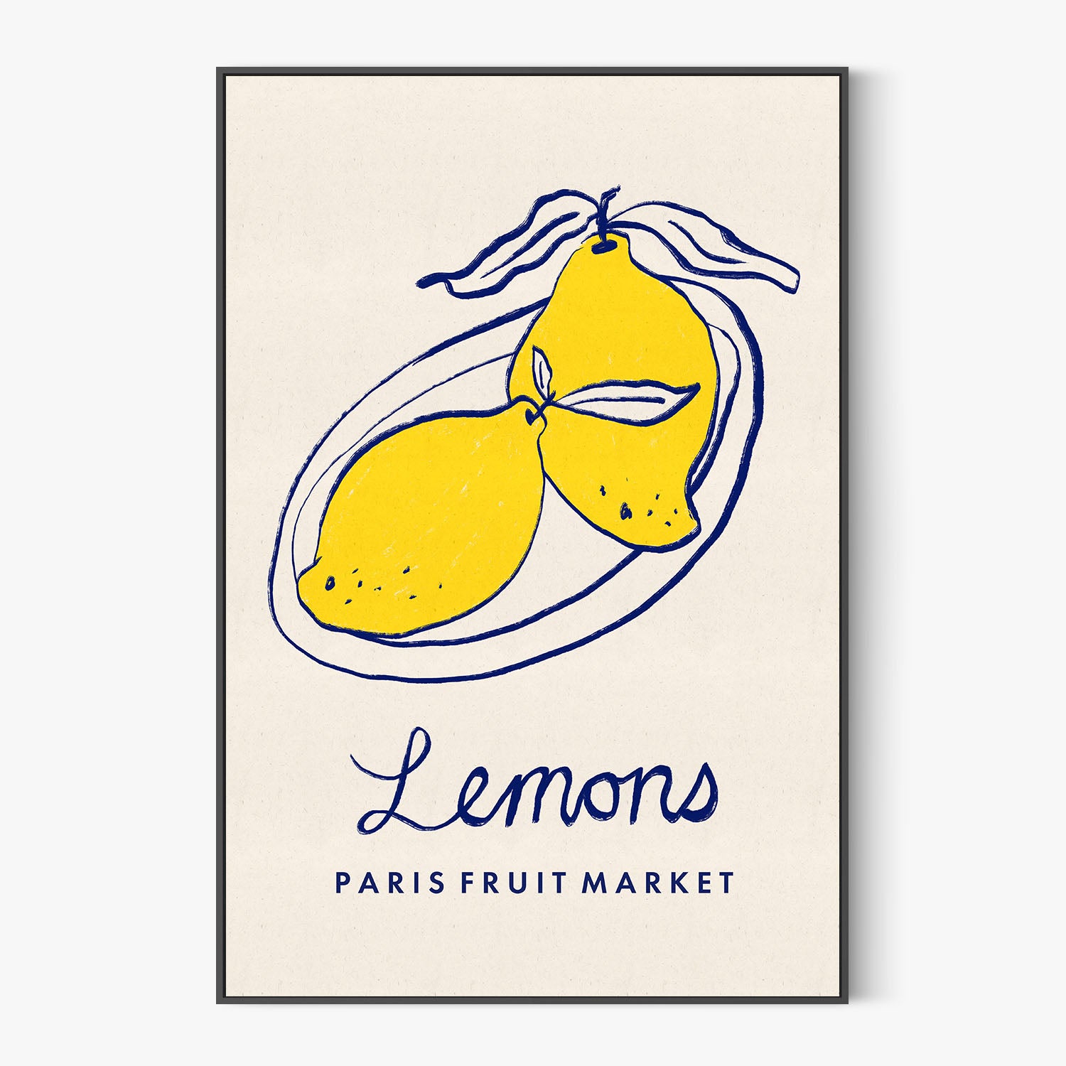 Paris Fruit Market Lemons-by-Dirkie Nell-wall-art-print-canvas-poster-framed-Gioia