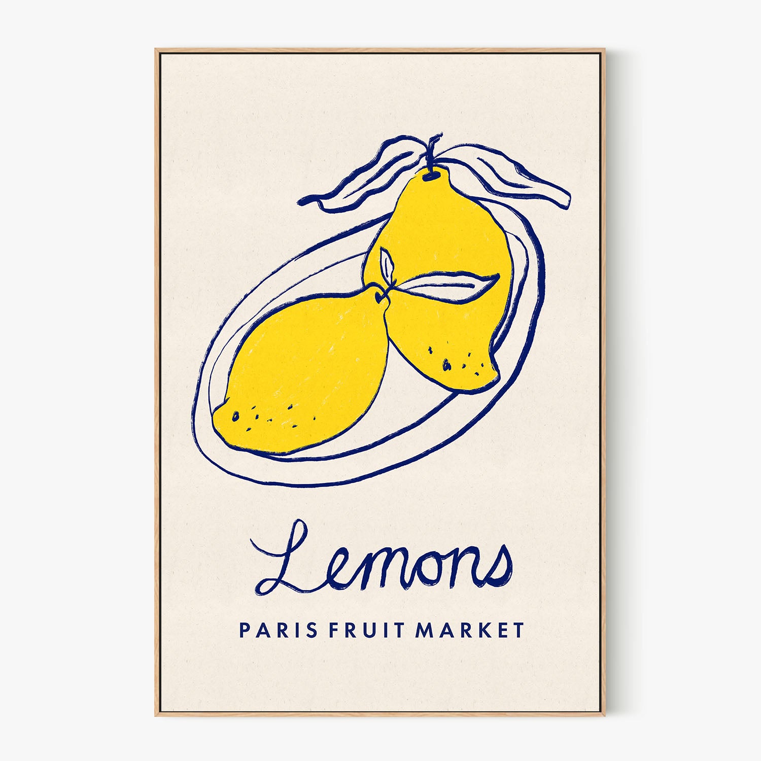 Paris Fruit Market Lemons-by-Dirkie Nell-wall-art-print-canvas-poster-framed-Gioia