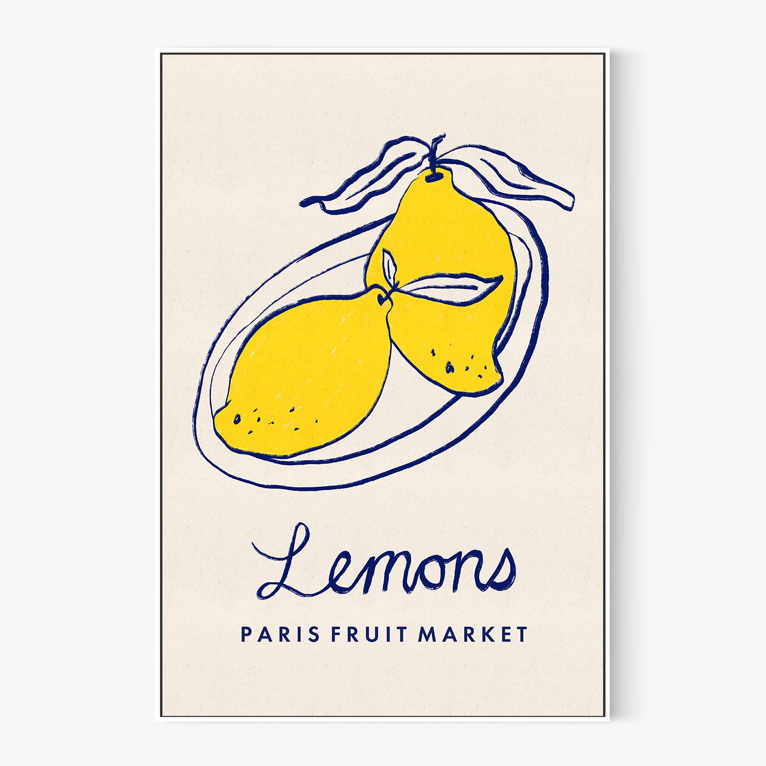 Paris Fruit Market Lemons-by-Dirkie Nell-wall-art-print-canvas-poster-framed-Gioia