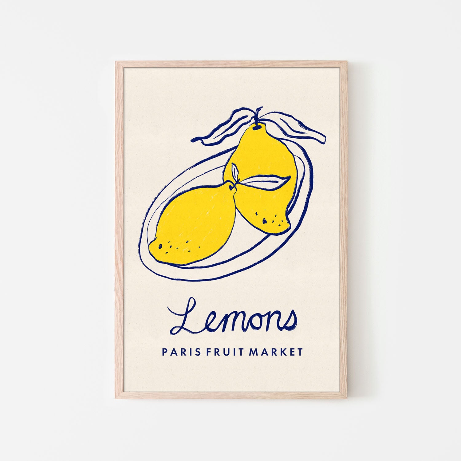 Paris Fruit Market Lemons-by-Dirkie Nell-wall-art-print-canvas-poster-framed-Gioia