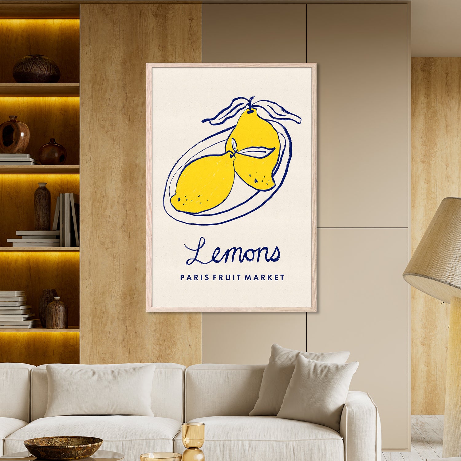 Paris Fruit Market Lemons-by-Dirkie Nell-wall-art-print-canvas-poster-framed-Gioia
