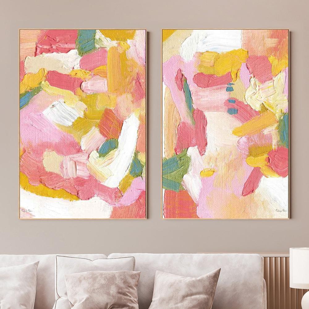 Pastel Drift, Style A & B, Set Of 2-by-Mackenzie Nelson-wall-art-print-canvas-poster-framed-Gioia