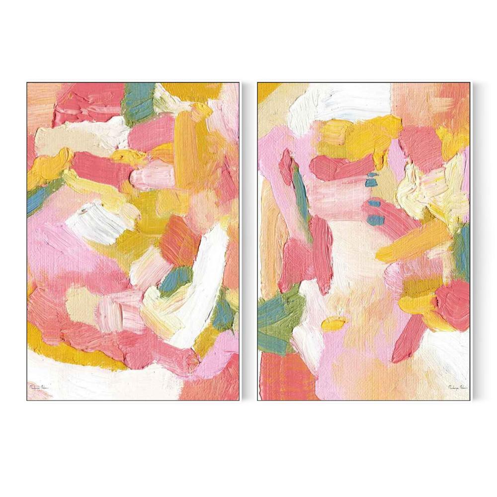 Pastel Drift, Style A & B, Set Of 2-by-Mackenzie Nelson-wall-art-print-canvas-poster-framed-Gioia