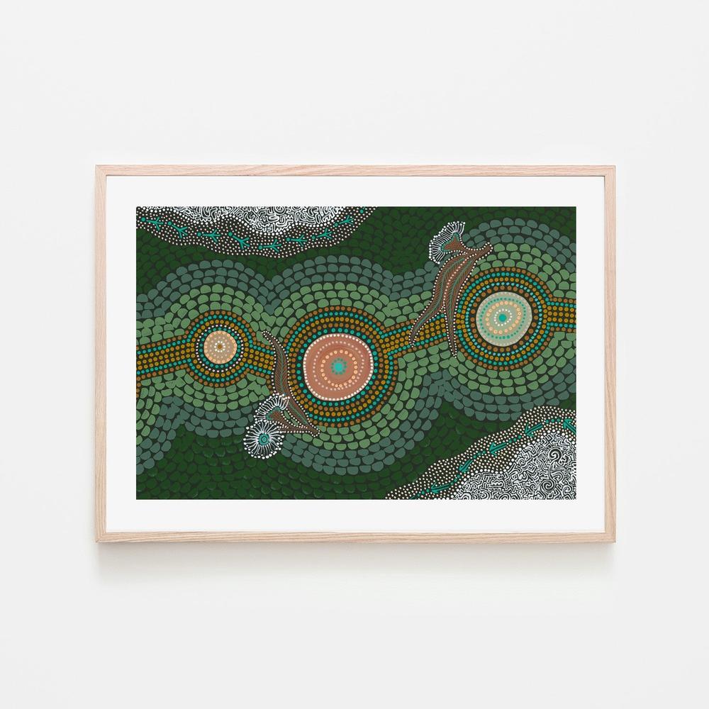 Paths That Bind Us, Style A-by-Domica Hill-wall-art-print-canvas-poster-framed-Gioia