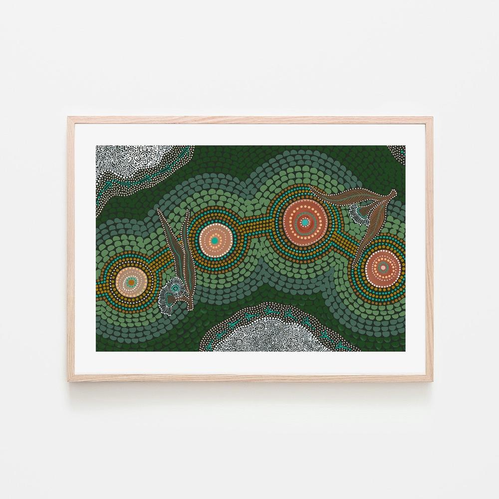 Paths That Bind Us, Style B-by-Domica Hill-wall-art-print-canvas-poster-framed-Gioia