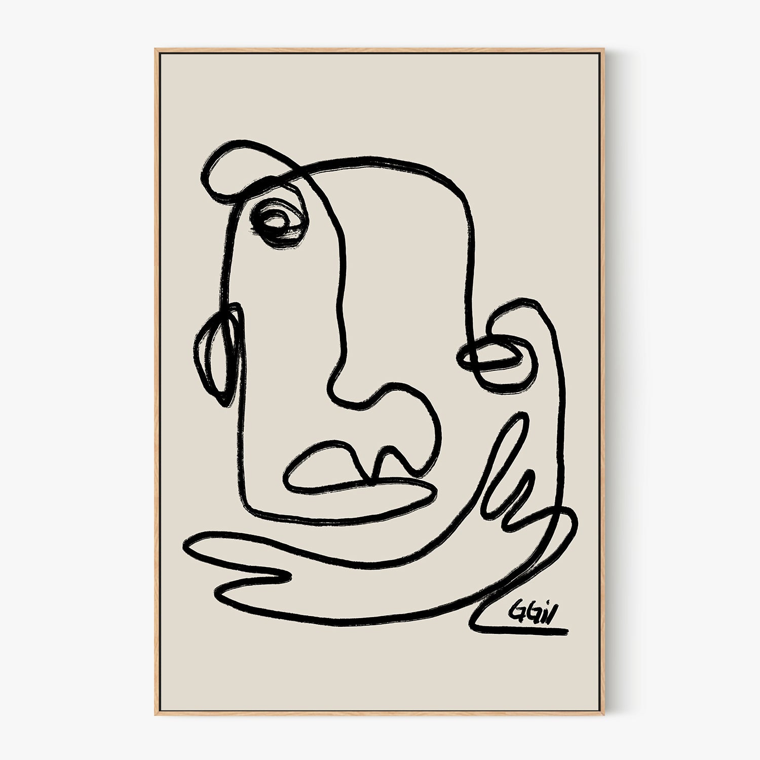 PENSADOR-by-Giovanna Gil Alves-wall-art-print-canvas-poster-framed-Gioia