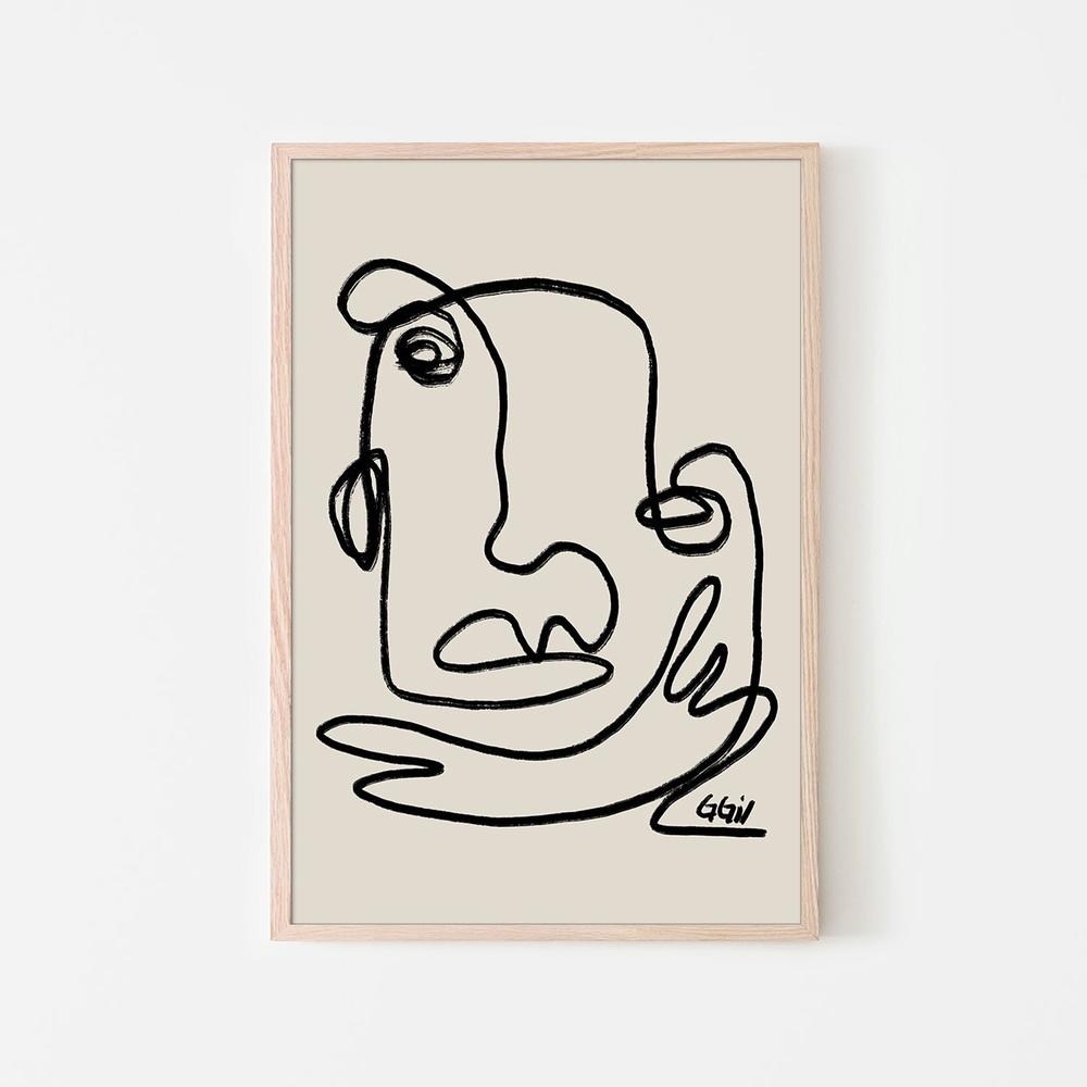 PENSADOR-by-Giovanna Gil Alves-wall-art-print-canvas-poster-framed-Gioia