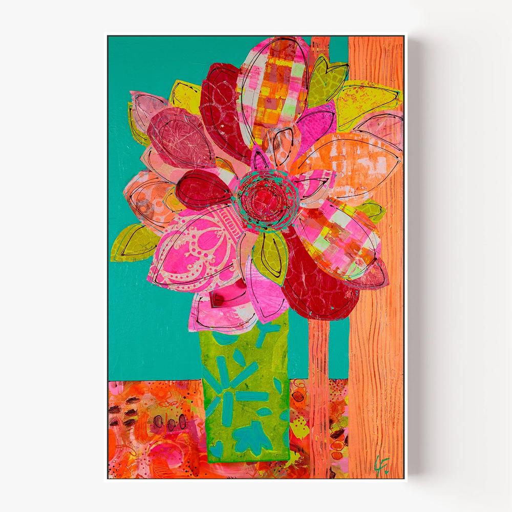 Petals Aglow-by-Lindy Farley-wall-art-print-canvas-poster-framed-Gioia