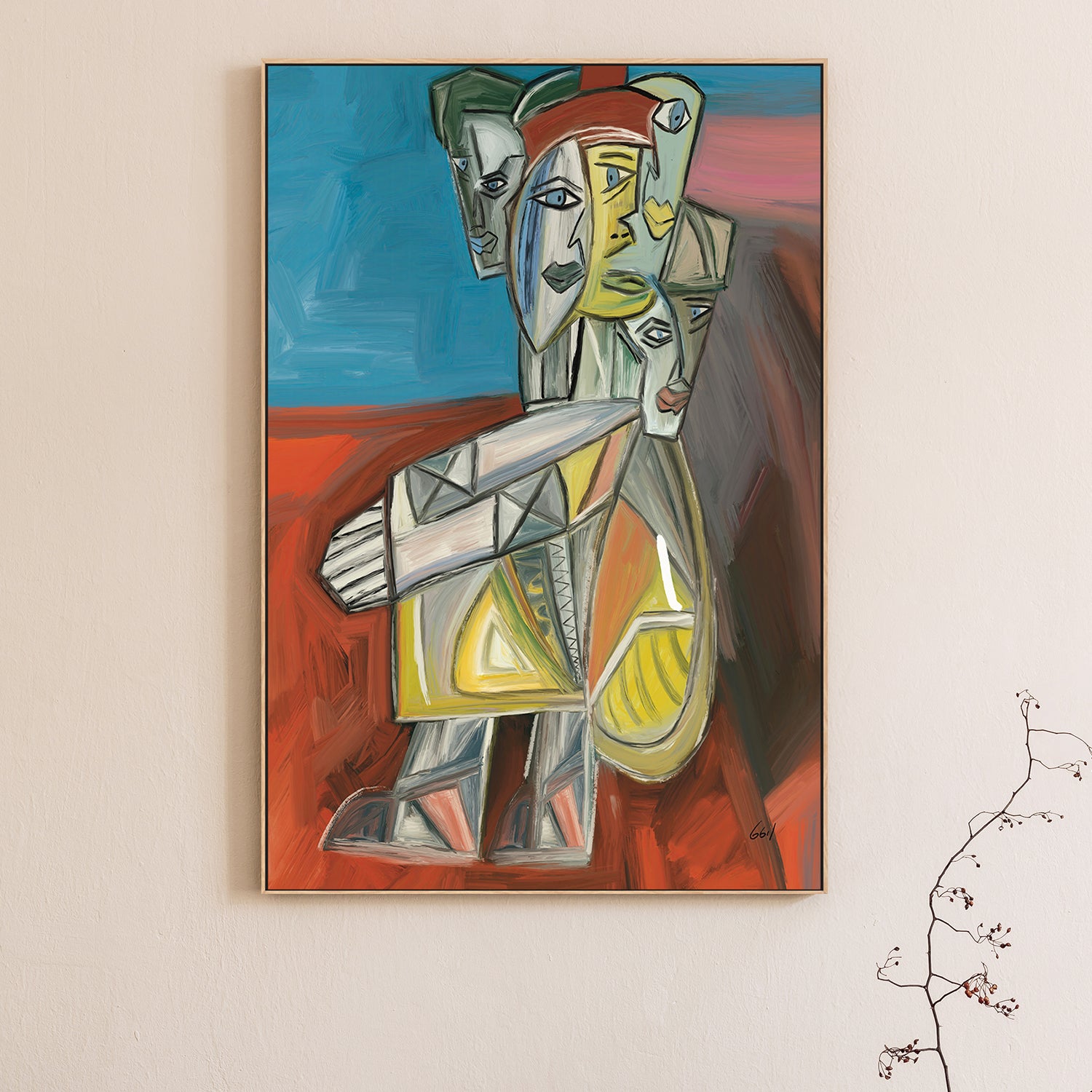PICASSO-by-Giovanna Gil Alves-wall-art-print-canvas-poster-framed-Gioia