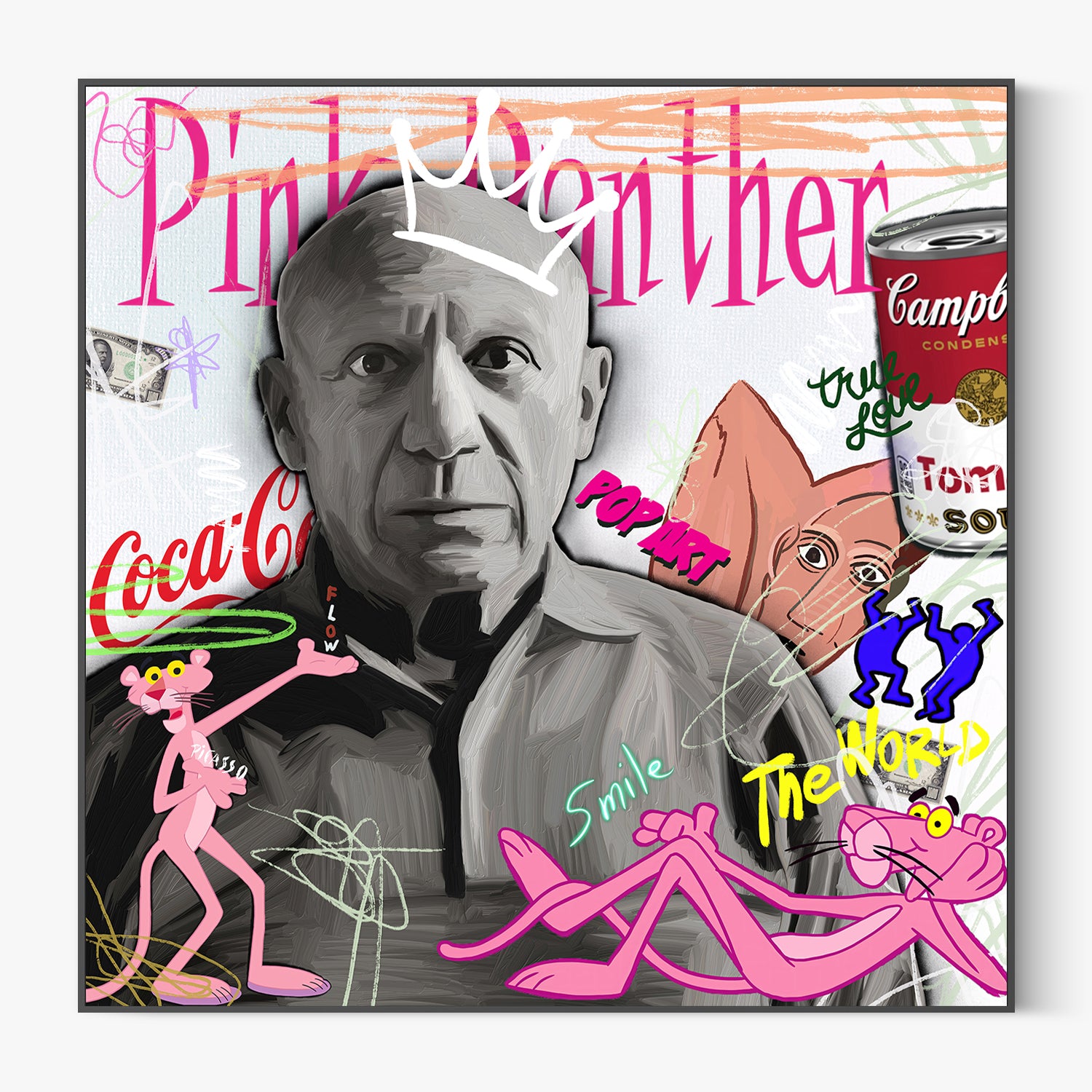 PICASSO, STYLE B-by-Giovanna Gil Alves-wall-art-print-canvas-poster-framed-Gioia