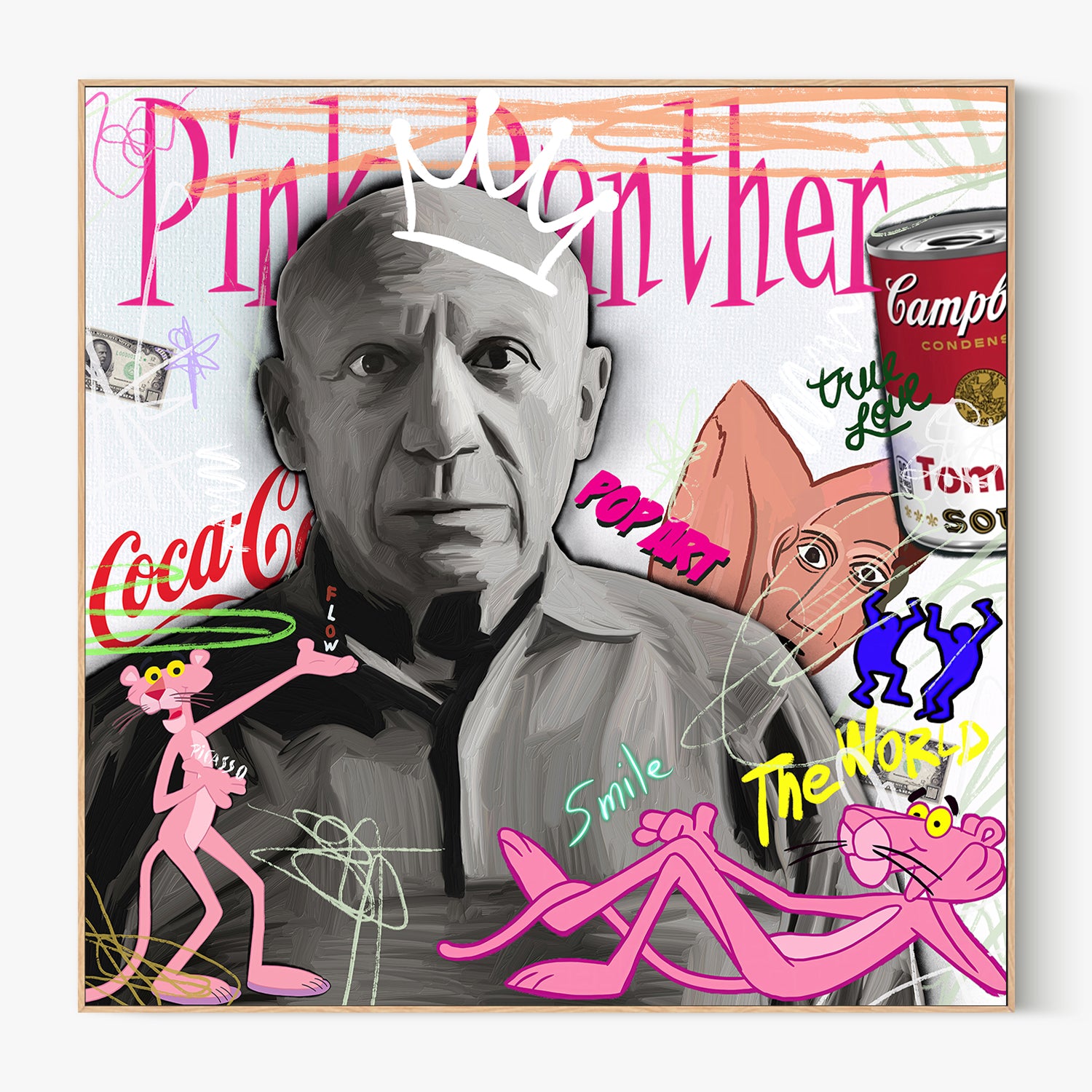 PICASSO, STYLE B-by-Giovanna Gil Alves-wall-art-print-canvas-poster-framed-Gioia
