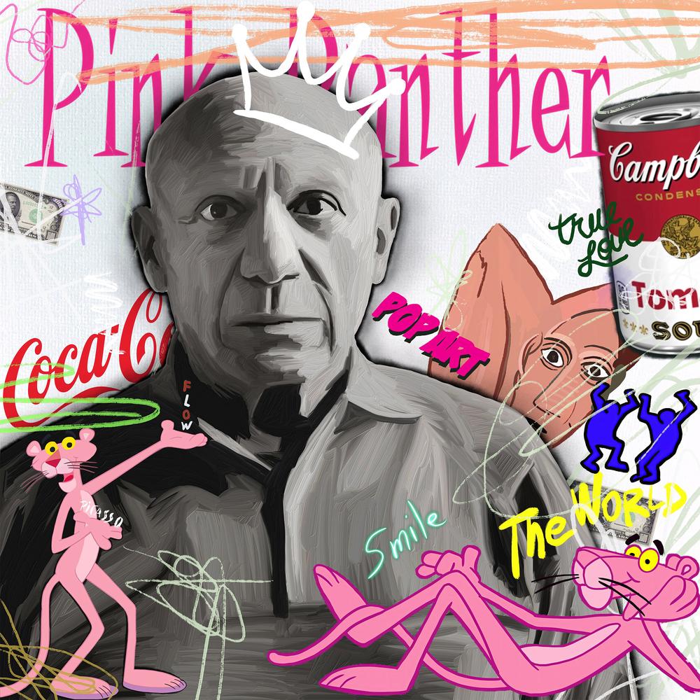 PICASSO, STYLE B-by-Giovanna Gil Alves-wall-art-print-canvas-poster-framed-Gioia