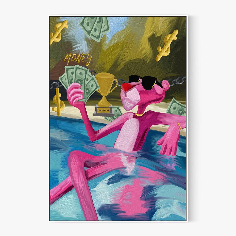 PILETA Y PANTERA-by-Giovanna Gil Alves-wall-art-print-canvas-poster-framed-Gioia