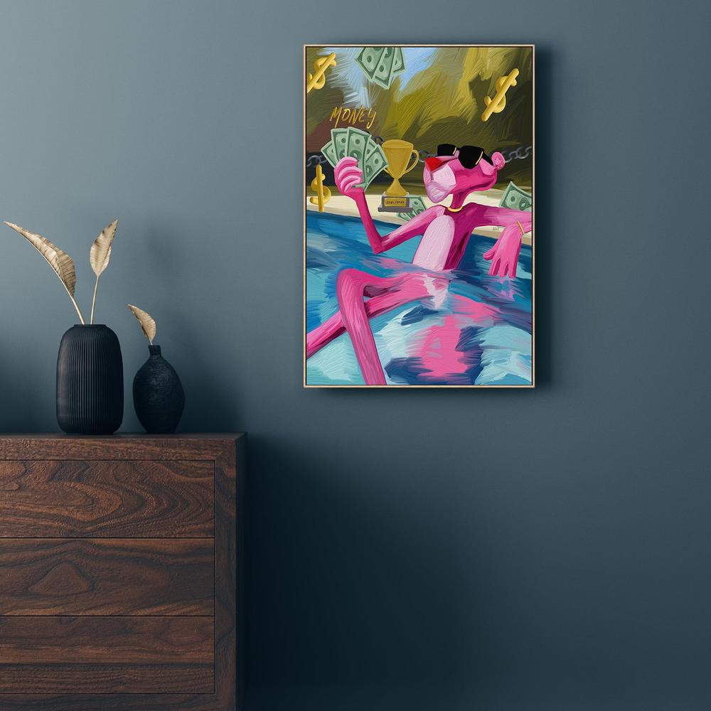 PILETA Y PANTERA-by-Giovanna Gil Alves-wall-art-print-canvas-poster-framed-Gioia