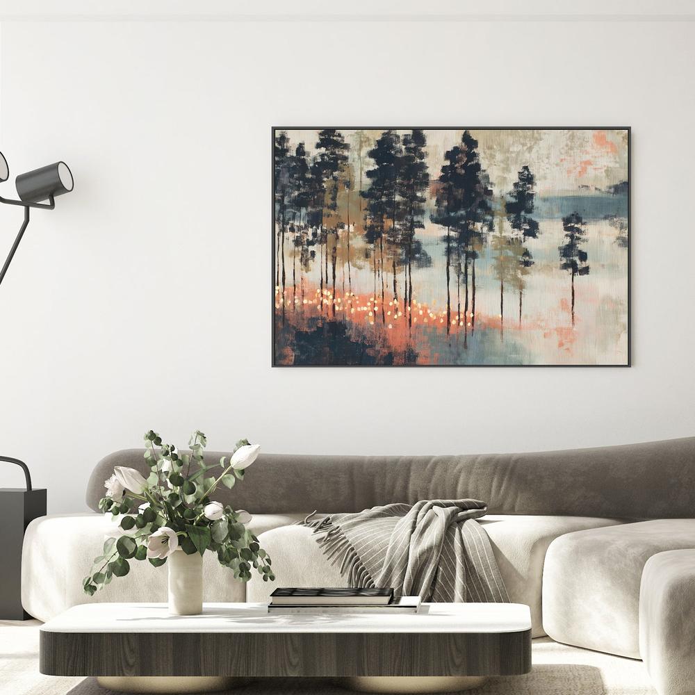 Pine Forest at Twilight-by-Jordão de Abreu-wall-art-print-canvas-poster-framed-Gioia