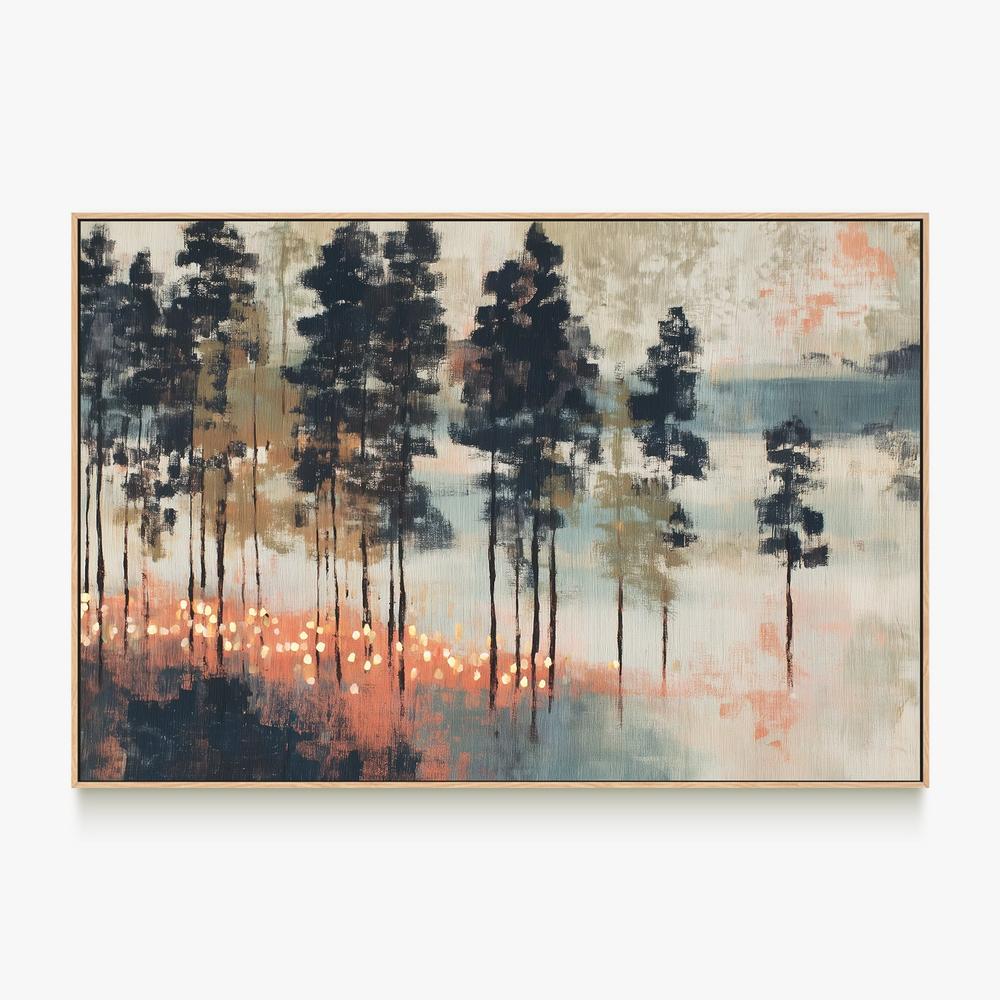 Pine Forest at Twilight-by-Jordão de Abreu-wall-art-print-canvas-poster-framed-Gioia
