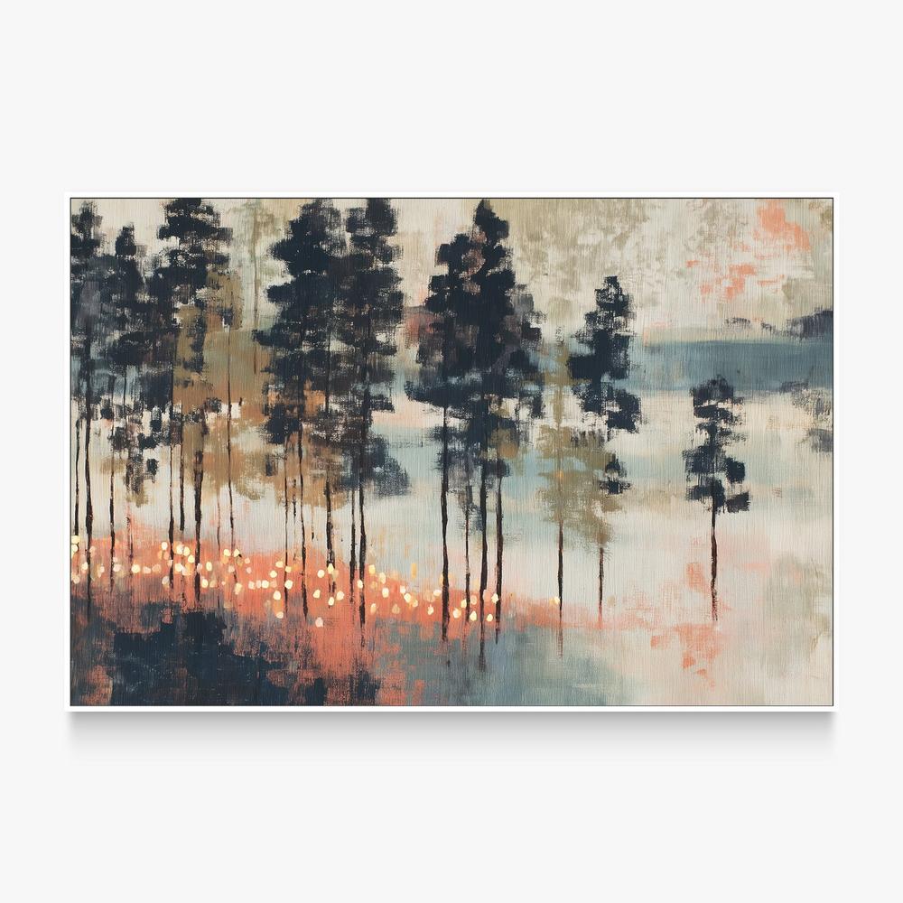 Pine Forest at Twilight-by-Jordão de Abreu-wall-art-print-canvas-poster-framed-Gioia