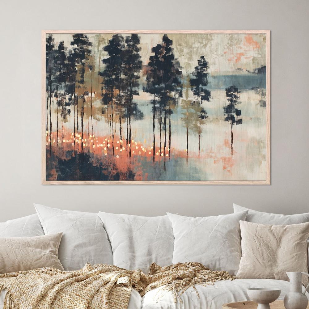 Pine Forest at Twilight-by-Jordão de Abreu-wall-art-print-canvas-poster-framed-Gioia