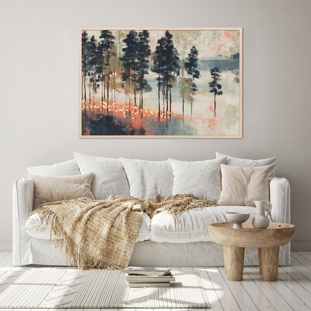 Pine Forest at Twilight-by-Jordão de Abreu-wall-art-print-canvas-poster-framed-Gioia