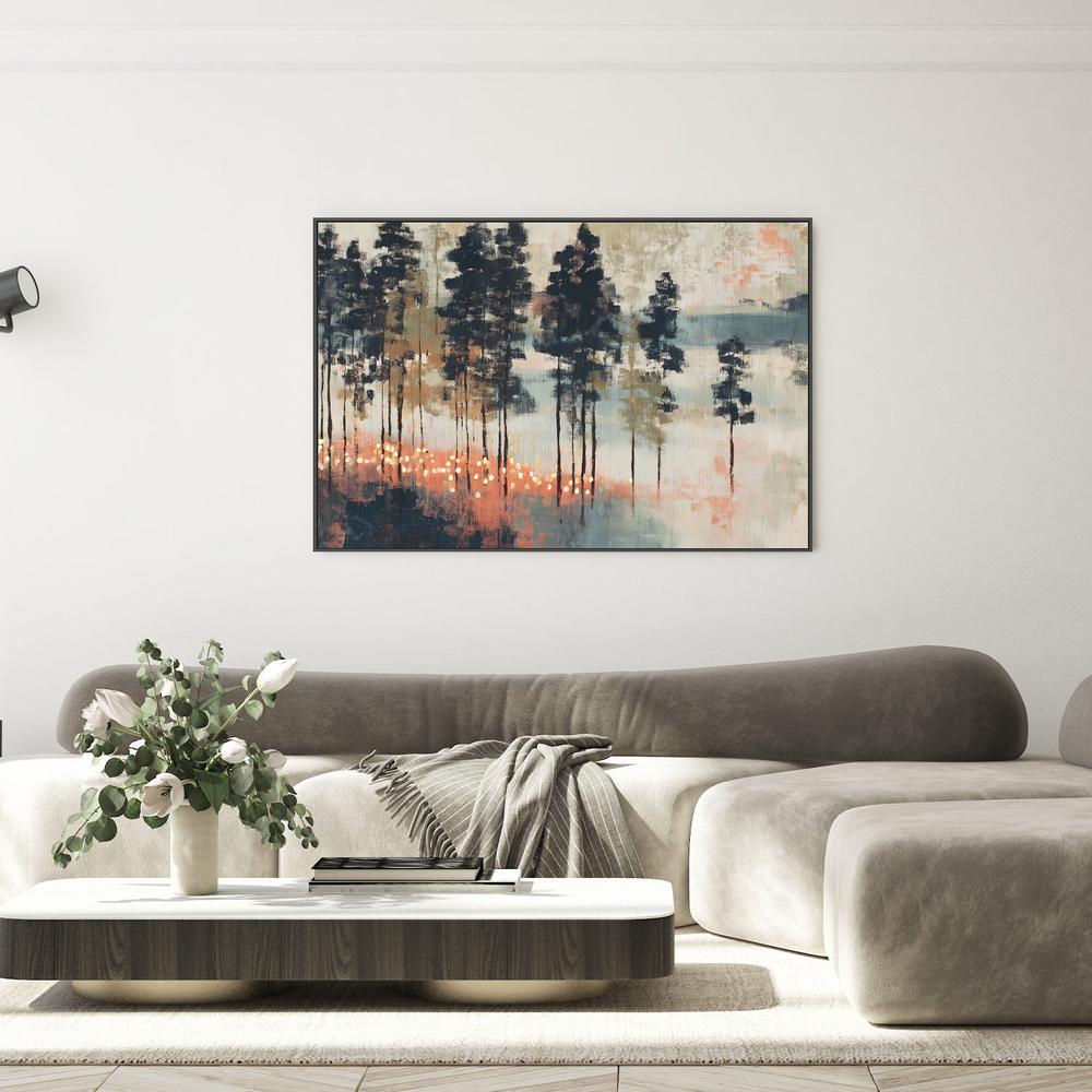 Pine Forest at Twilight-by-Jordão de Abreu-wall-art-print-canvas-poster-framed-Gioia