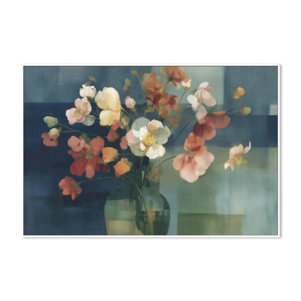 Pink Bouquet in Vase-by-Chromatic Storm Studio-wall-art-print-canvas-poster-framed-Gioia