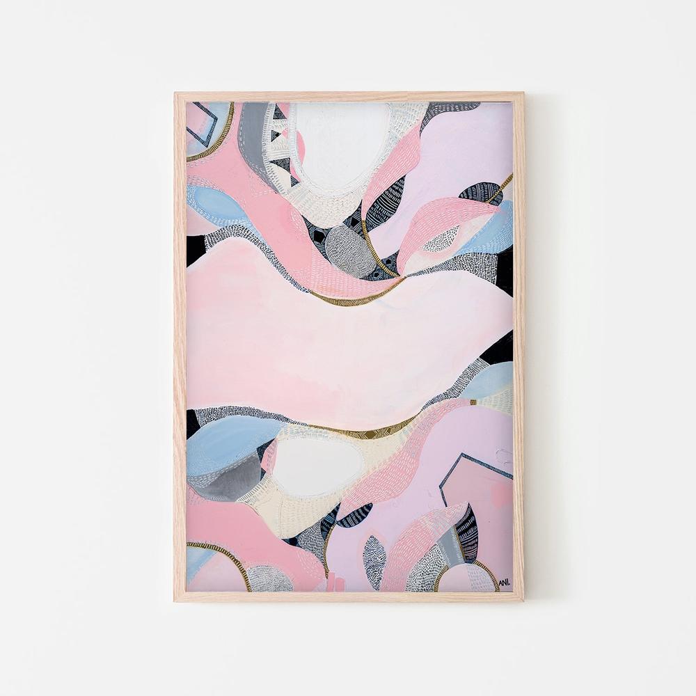Pink Lake Esperance-by-Ani Ipradjian-wall-art-print-canvas-poster-framed-Gioia