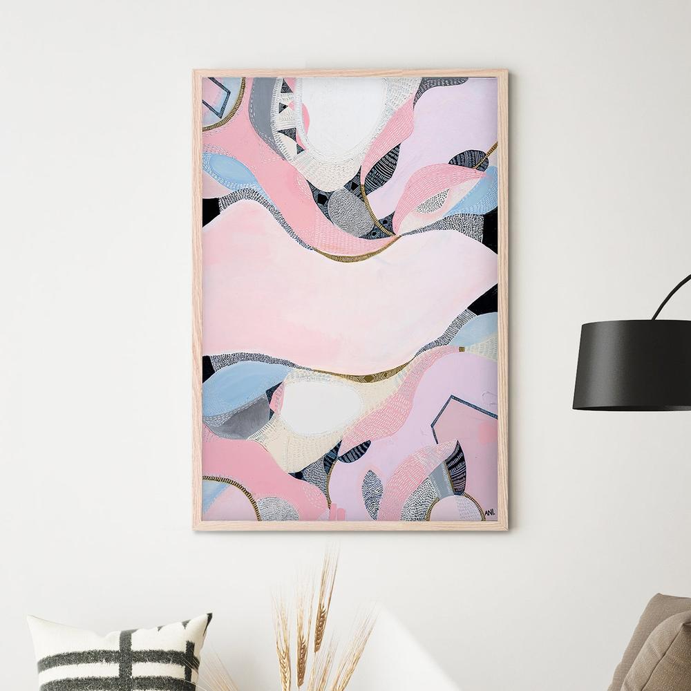 Pink Lake Esperance-by-Ani Ipradjian-wall-art-print-canvas-poster-framed-Gioia