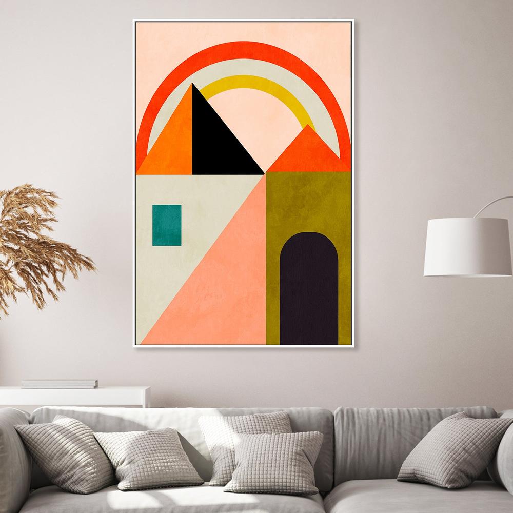 Playing Around Shapes-by-Ana Rut Bre-wall-art-print-canvas-poster-framed-Gioia