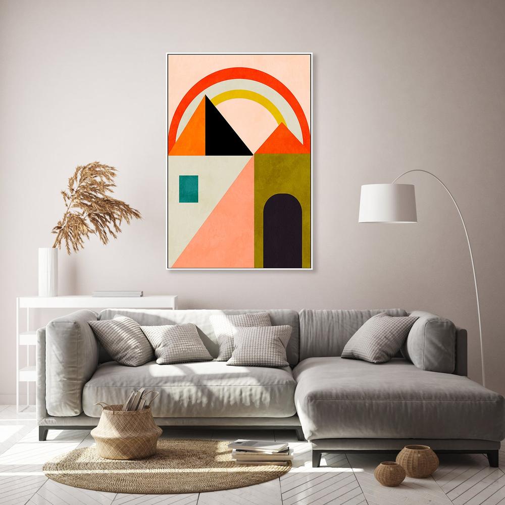 Playing Around Shapes-by-Ana Rut Bre-wall-art-print-canvas-poster-framed-Gioia
