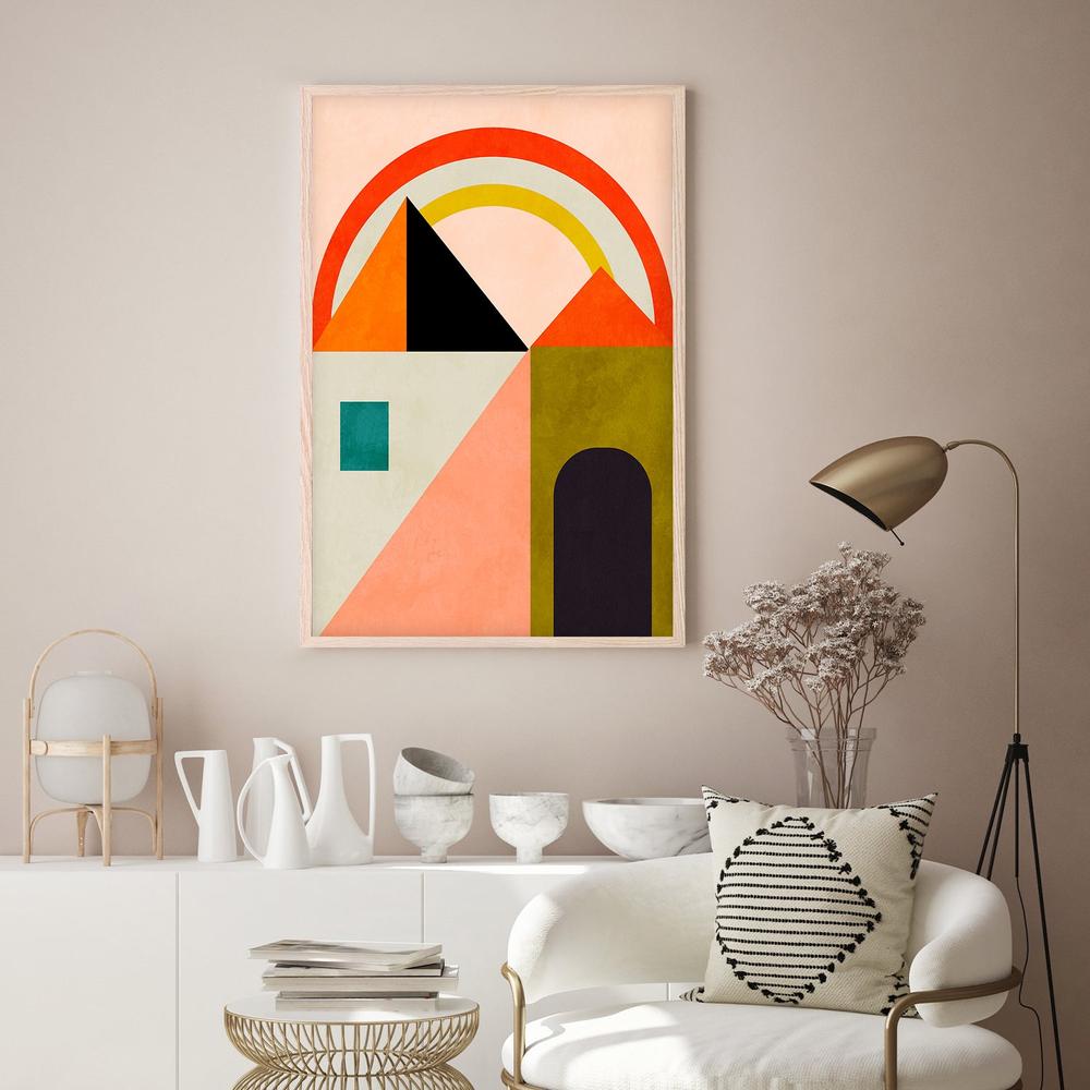 Playing Around Shapes-by-Ana Rut Bre-wall-art-print-canvas-poster-framed-Gioia