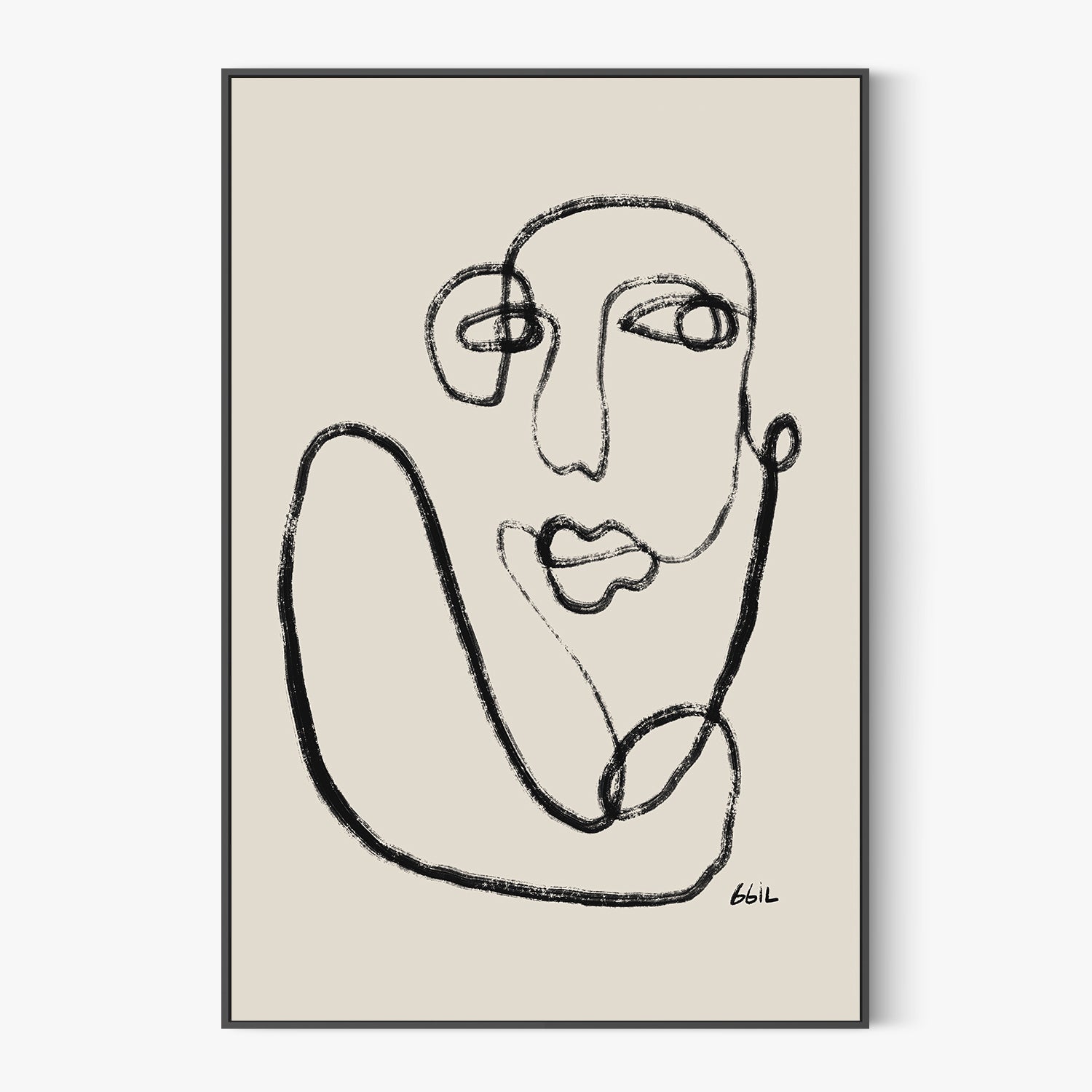 POR HOY NO-by-Giovanna Gil Alves-wall-art-print-canvas-poster-framed-Gioia