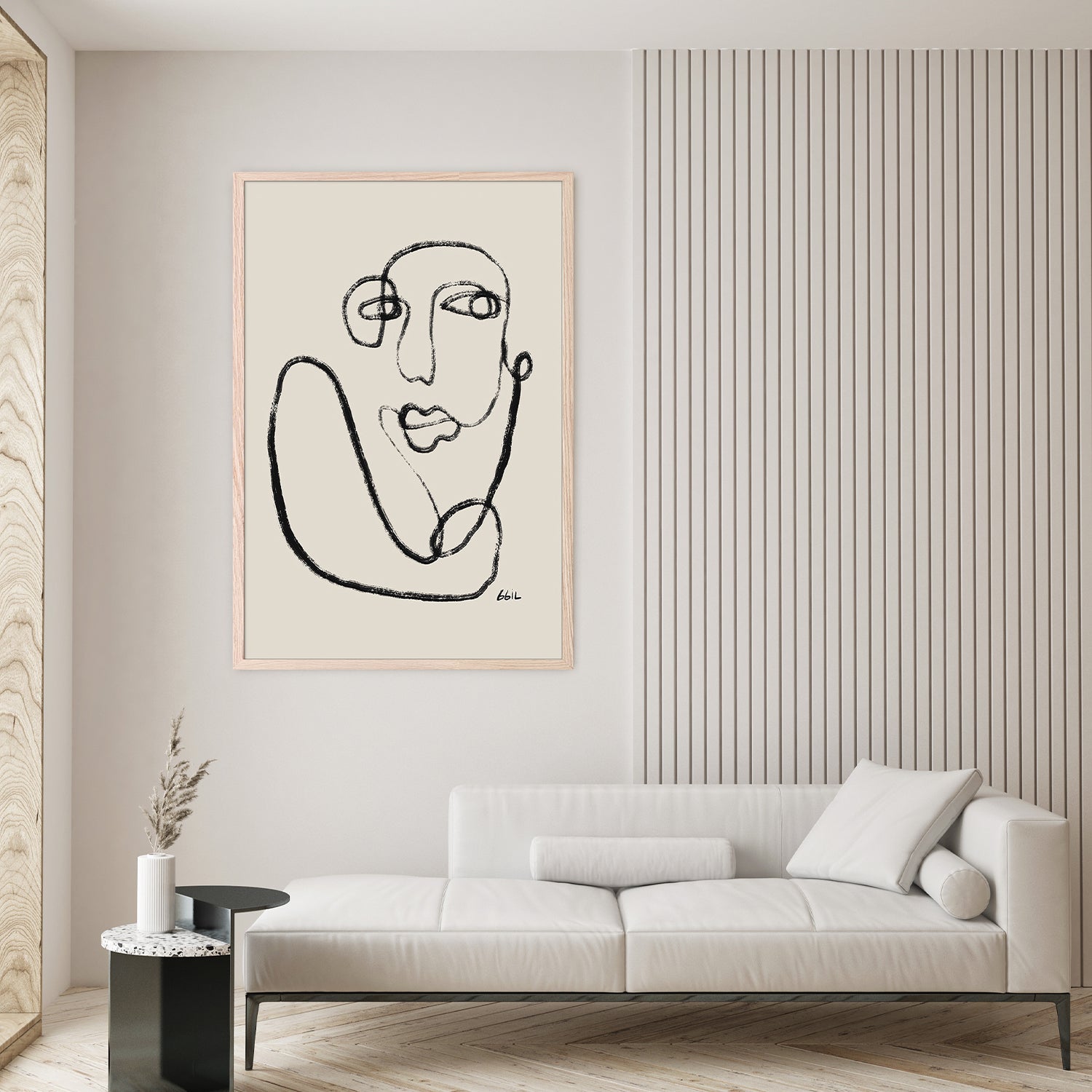 POR HOY NO-by-Giovanna Gil Alves-wall-art-print-canvas-poster-framed-Gioia