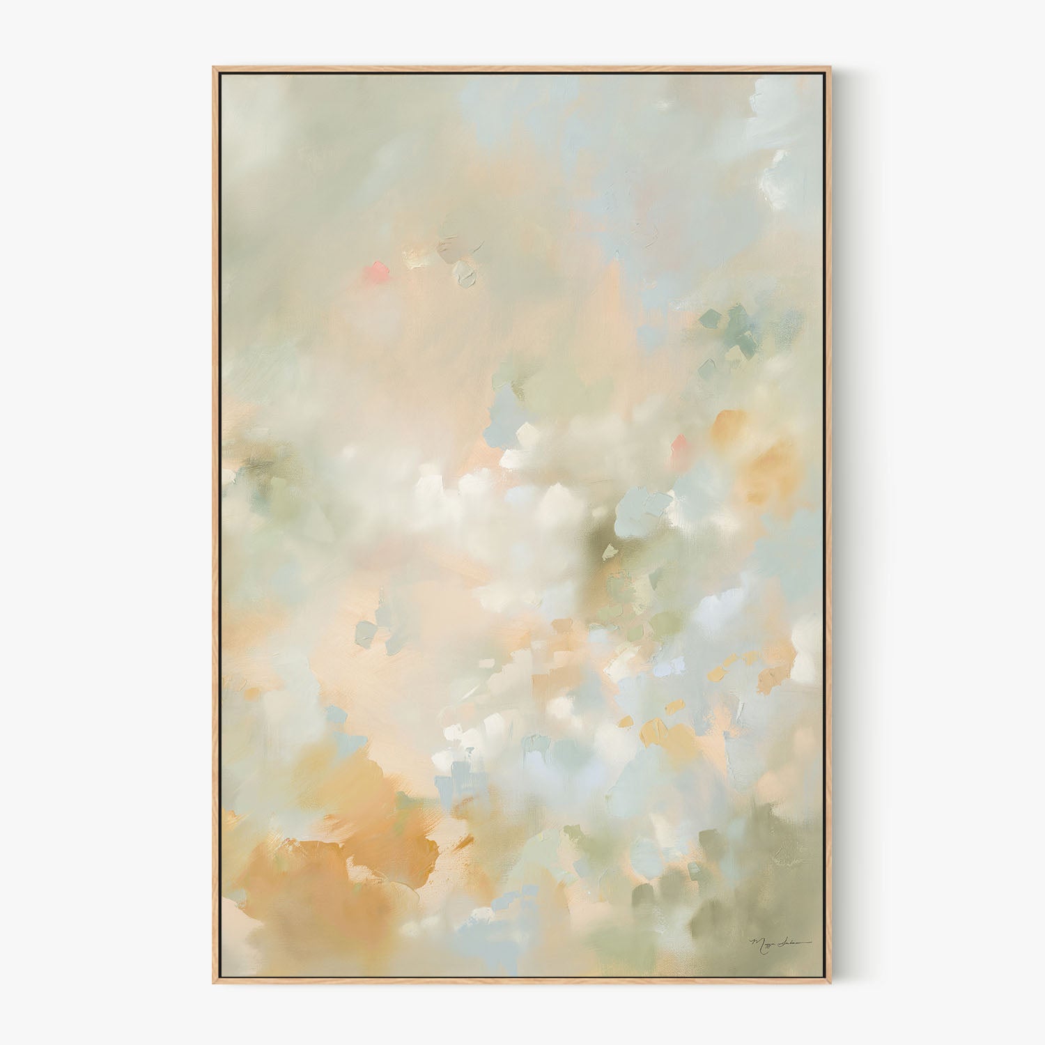 Powder Blue Bouquet-by-Maggie Sackmann-wall-art-print-canvas-poster-framed-Gioia