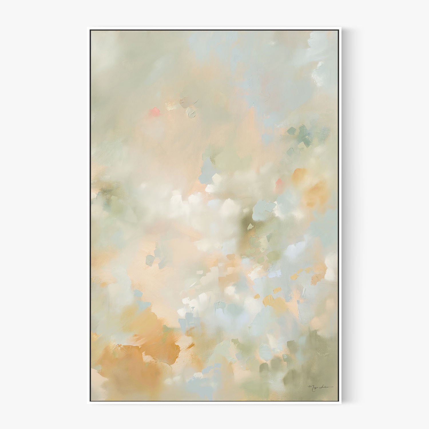 Powder Blue Bouquet-by-Maggie Sackmann-wall-art-print-canvas-poster-framed-Gioia