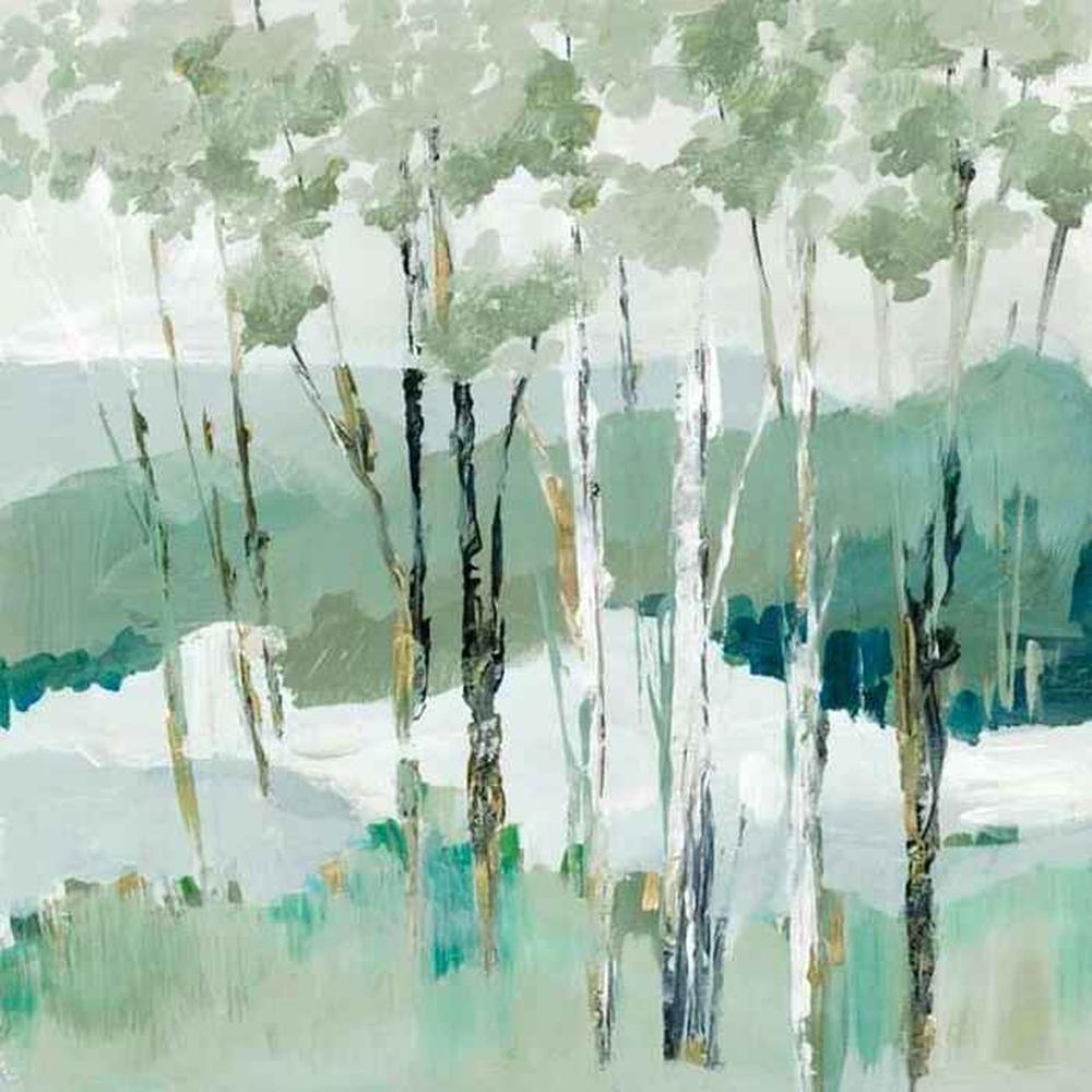 Quiet Birch Forest & Quiet Birch Forest I , Set Of 2-by-Lera-wall-art-print-canvas-poster-framed-Gioia