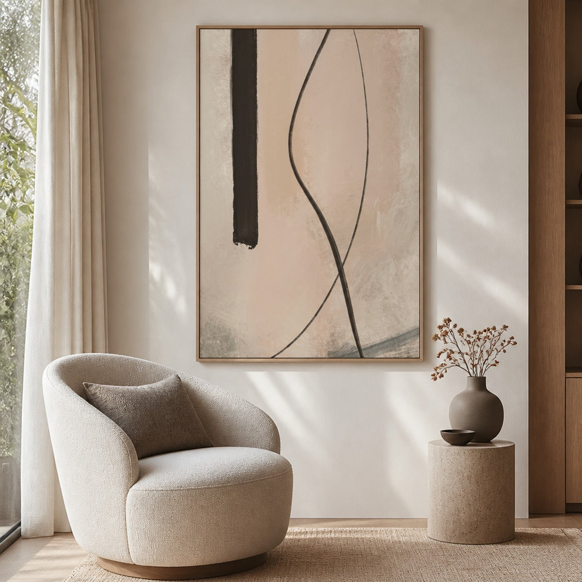Quiet Curve B-by-Rohan Sharma-wall-art-print-canvas-poster-framed-Gioia