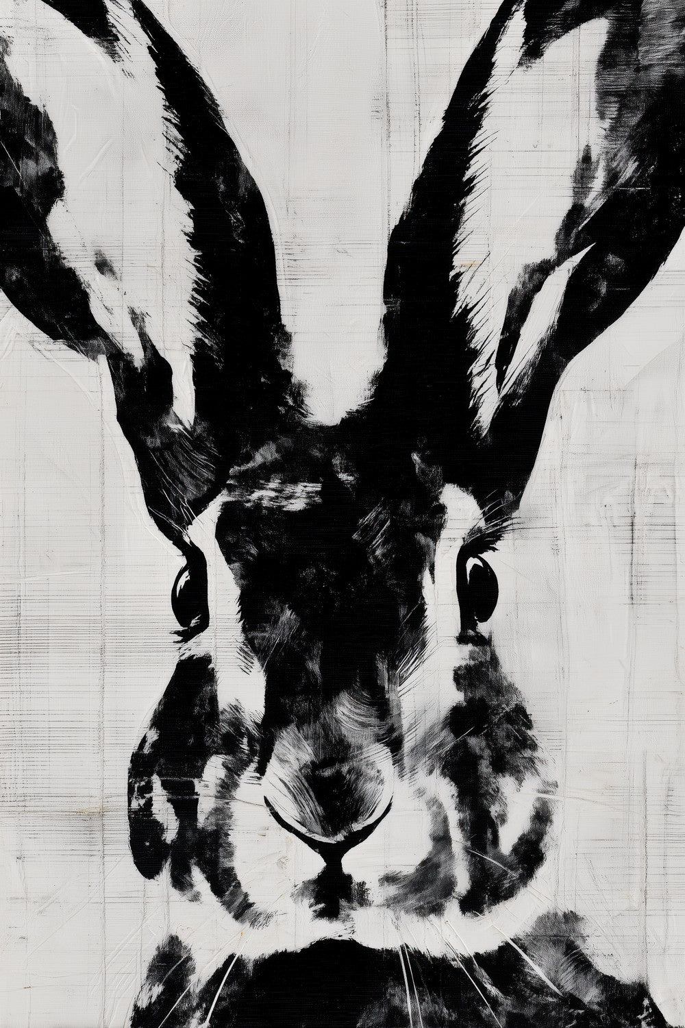 Rabbit Close Gaze-by-Chromatic Storm Studio-wall-art-print-canvas-poster-framed-Gioia