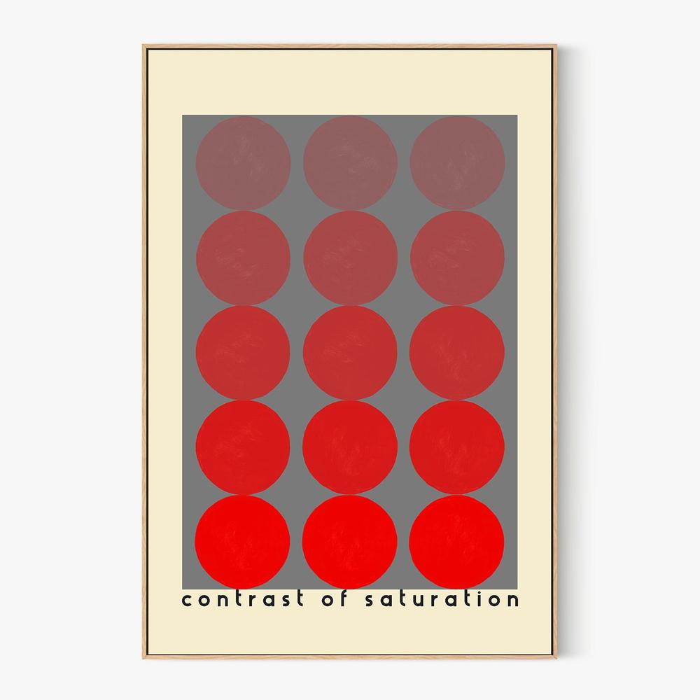 Red Saturation Contrast-by-Rosana Laiz Blursbyai-wall-art-print-canvas-poster-framed-Gioia