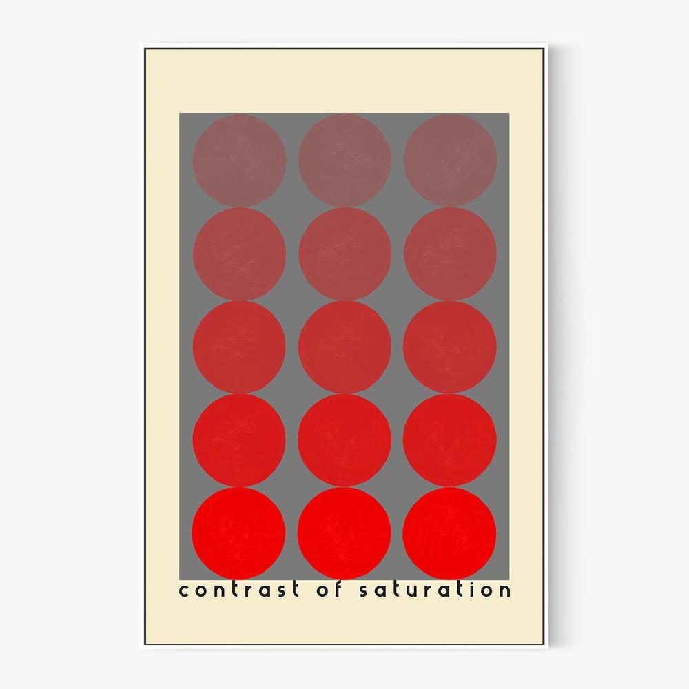 Red Saturation Contrast-by-Rosana Laiz Blursbyai-wall-art-print-canvas-poster-framed-Gioia