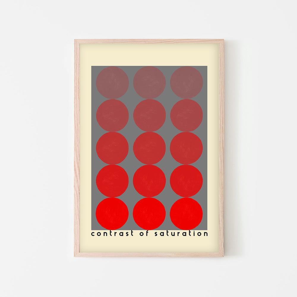Red Saturation Contrast-by-Rosana Laiz Blursbyai-wall-art-print-canvas-poster-framed-Gioia