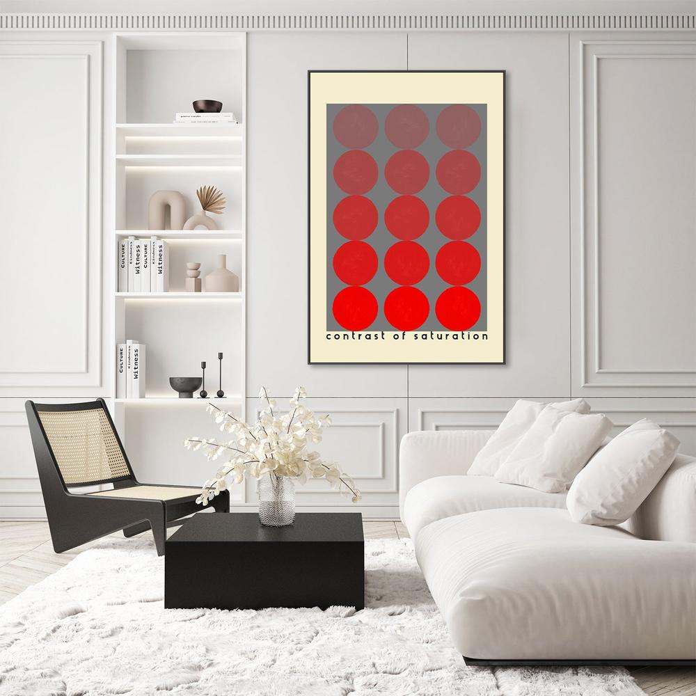 Red Saturation Contrast-by-Rosana Laiz Blursbyai-wall-art-print-canvas-poster-framed-Gioia