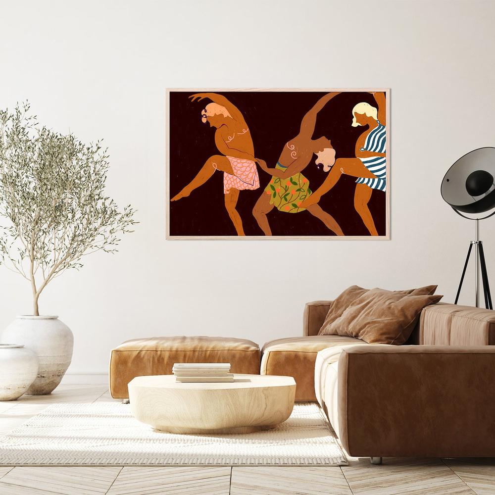 wall-art-print-canvas-poster-framed-Rhythmic Dancing Figures-8