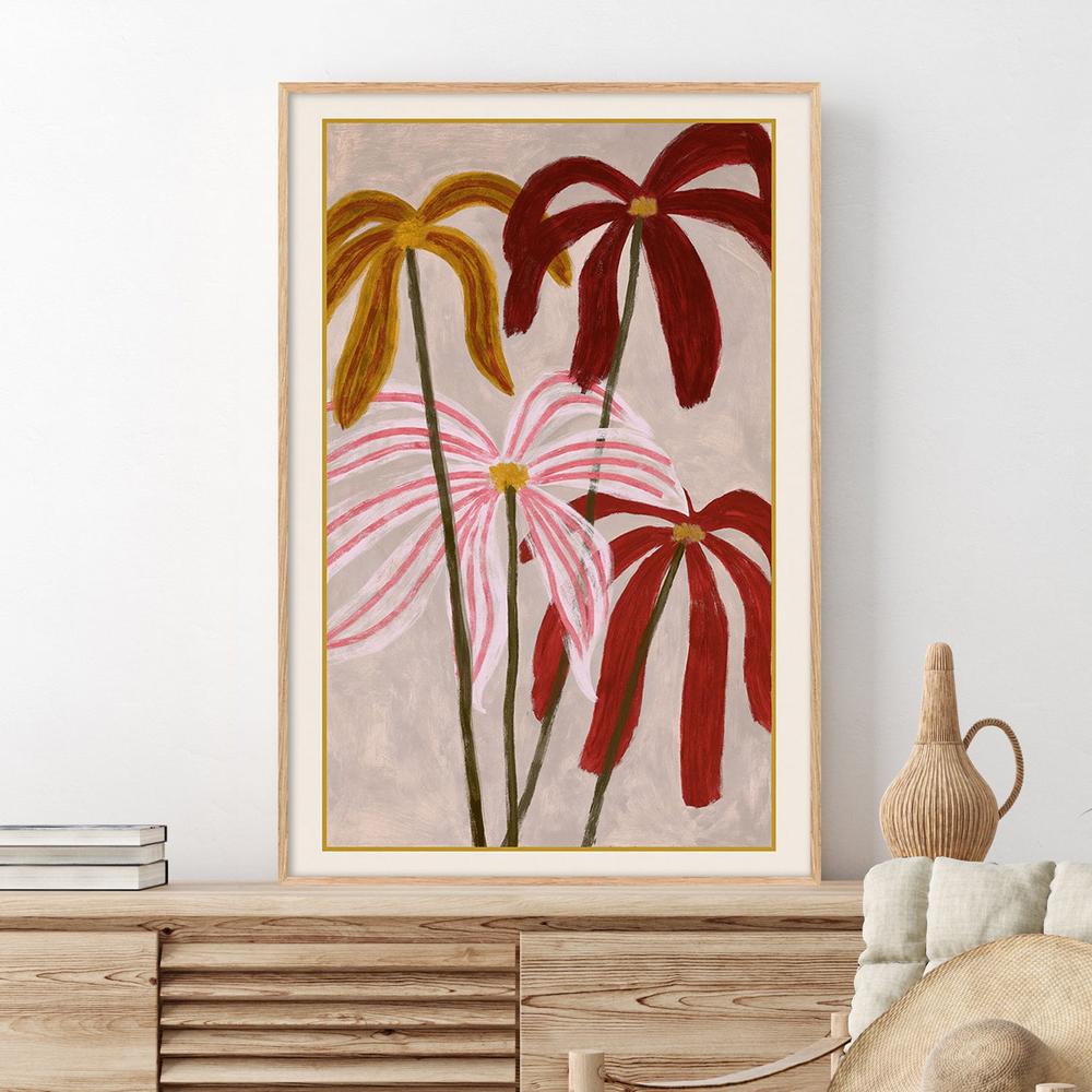 Ribbon petals-by-Lady Hana-wall-art-print-canvas-poster-framed-Gioia