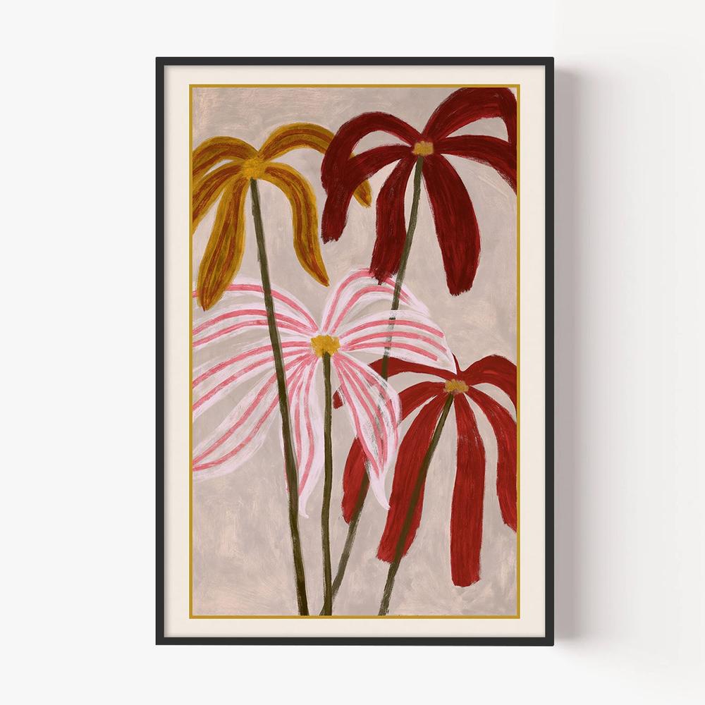 Ribbon petals-by-Lady Hana-wall-art-print-canvas-poster-framed-Gioia