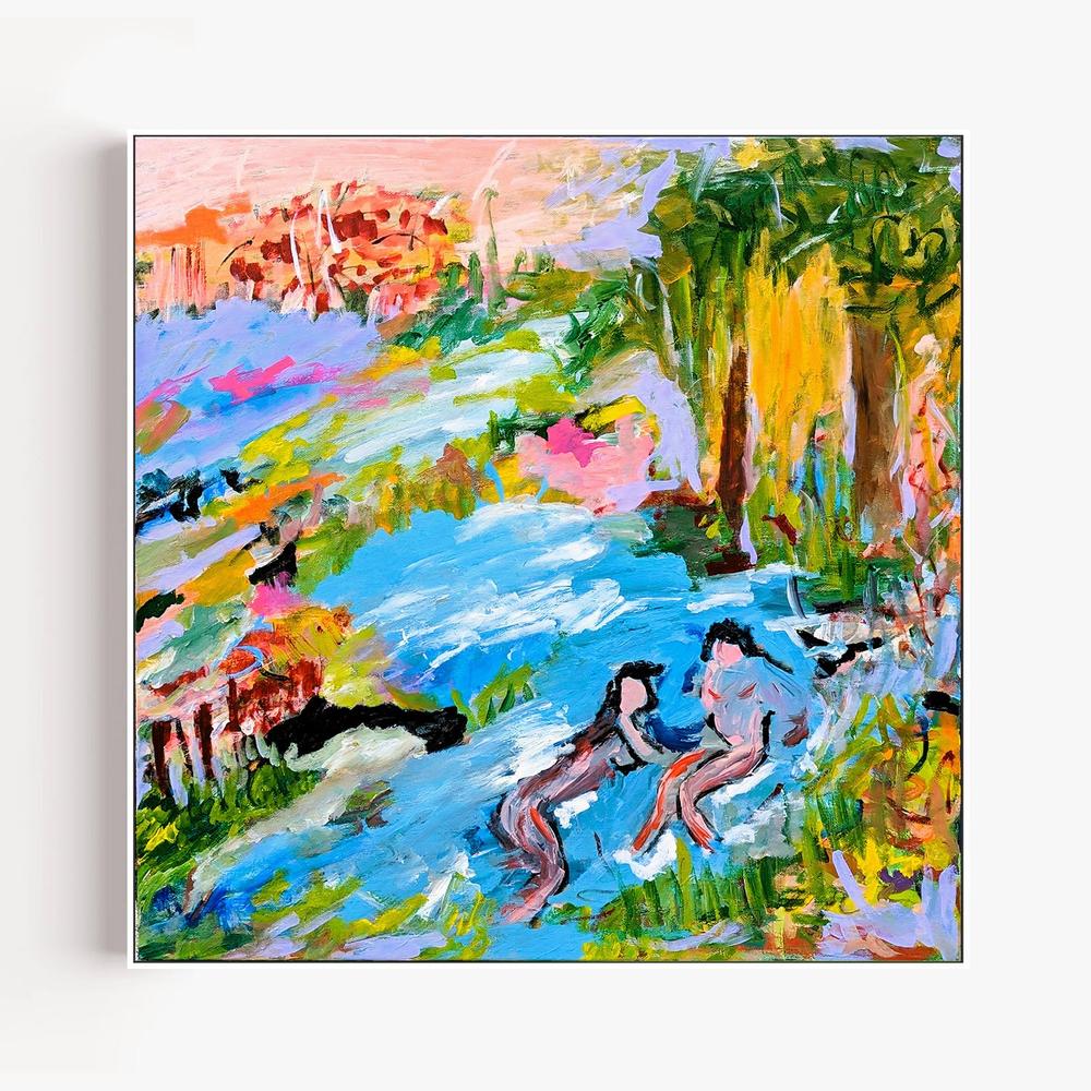 Riverside Rhapsody Fine Art Print-by-Alpana Rai-wall-art-print-canvas-poster-framed-Gioia