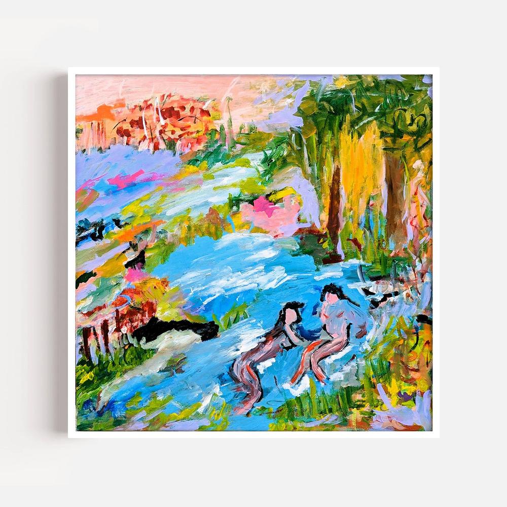 Riverside Rhapsody Fine Art Print-by-Alpana Rai-wall-art-print-canvas-poster-framed-Gioia