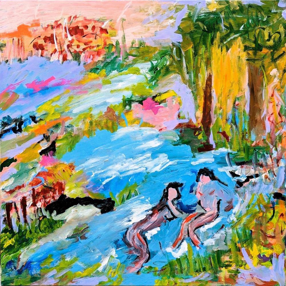 Riverside Rhapsody Fine Art Print-by-Alpana Rai-wall-art-print-canvas-poster-framed-Gioia