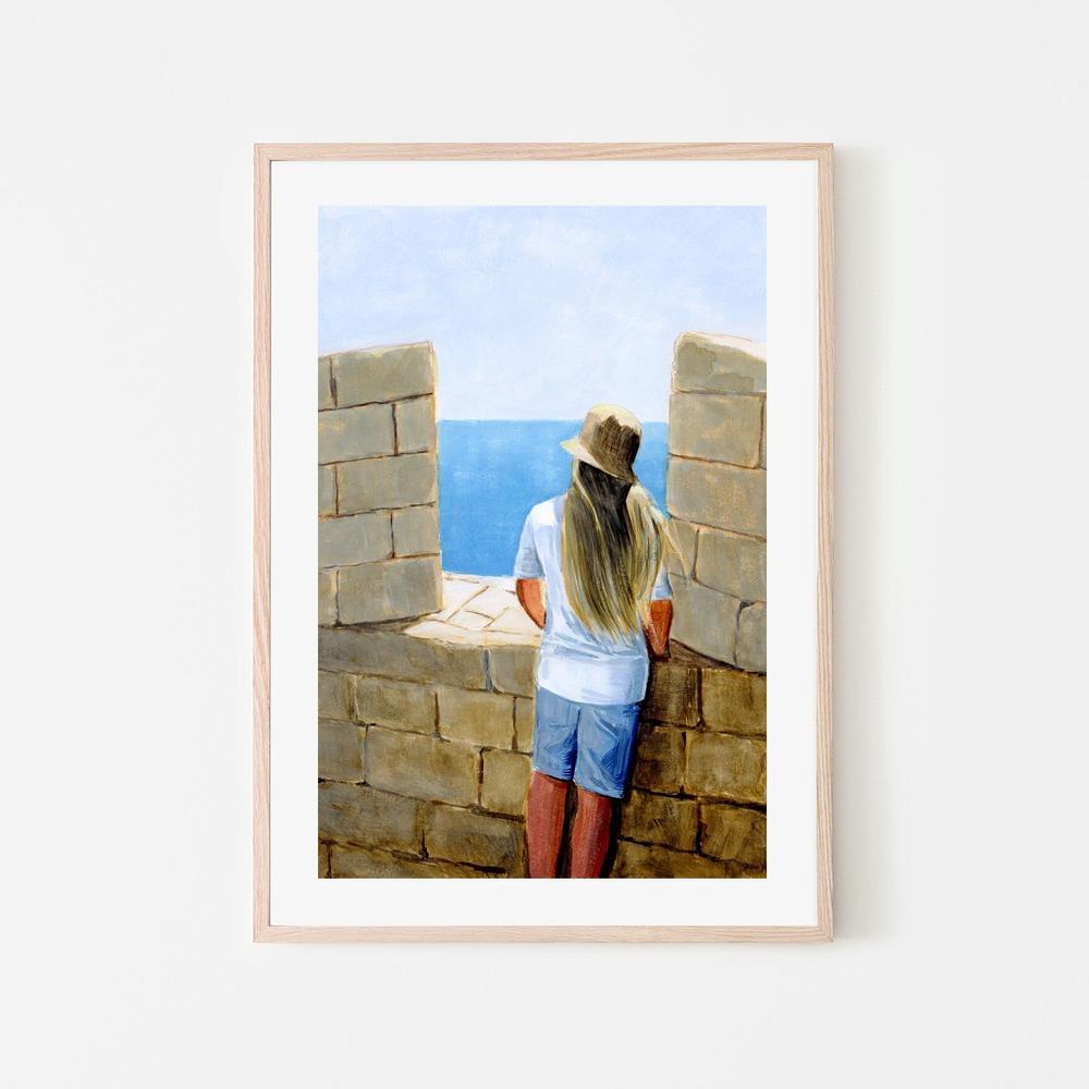 Ruby Lindos-by-Sarah Morrissette-wall-art-print-canvas-poster-framed-Gioia