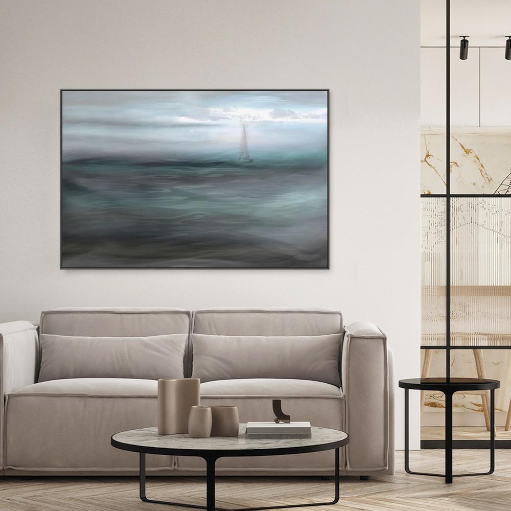 Sailboat In The Mist-by-Christina Sillen-wall-art-print-canvas-poster-framed-Gioia